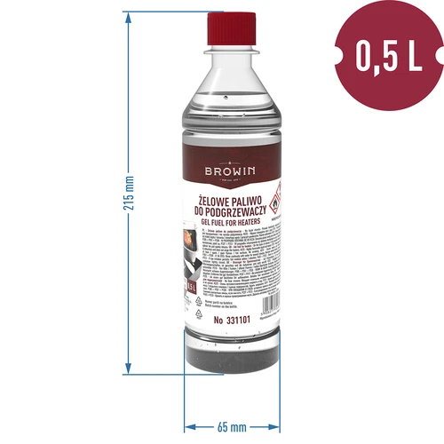 Geelkütus suitsuahju soojenditele 0,5 L - 2