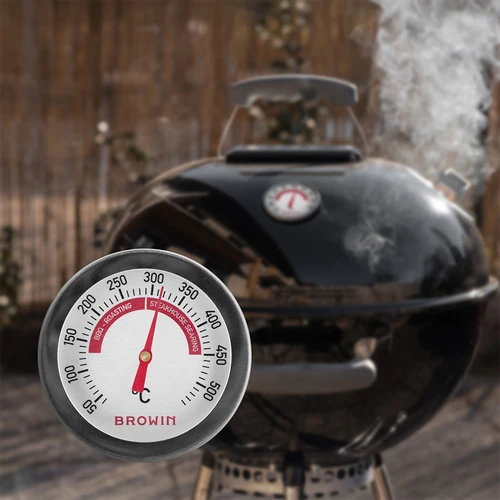 Grilli ja BBQ termomeeter, 50 kuni +500 °C, bimetalliline, 5,3 cm - 6