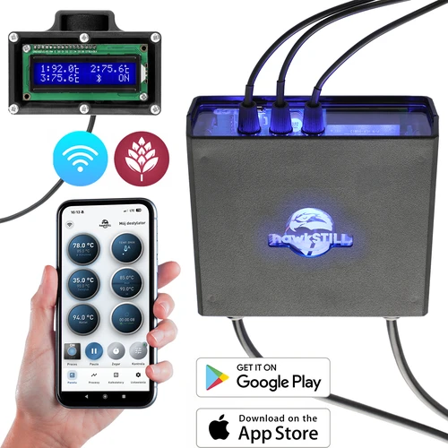 hawkSTILL Wi-Fi IQ komplekt – Wi‑Fi ja kuvariga destilleerimistermomeeter