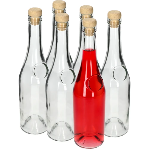 Herbowa 500 ml pudel seenekorgiga, 1 tk. - 8