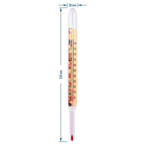 Hoidiste termomeeter (0 °C kuni +100 °C) 22 cm - 2
