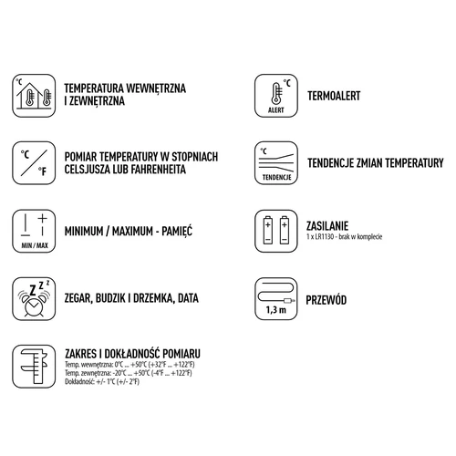 Ilmajaam – elektrooniline, andur, must - 2