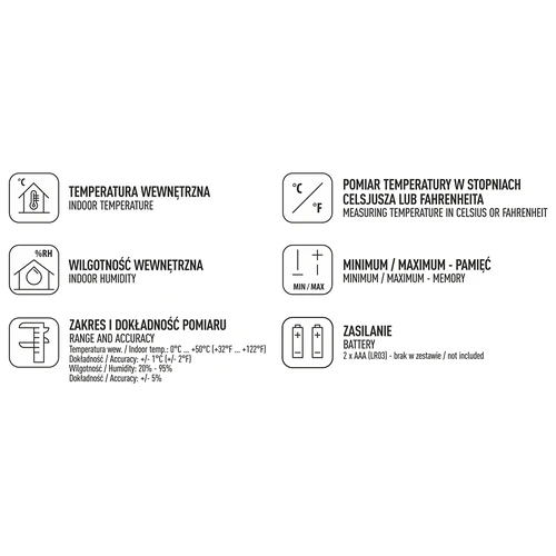 Ilmajaam – elektrooniline, juhtmevaba, must - 6