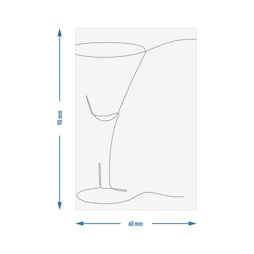 Isekleepuvad etiketid 60 x 90 mm pudelitele, tinktuurile, alkoholile, viinale - 20 tk - 3