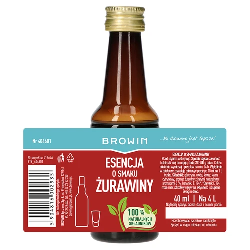 Jõhvikamaitseline essents 4 L-le – 40 ml - 5