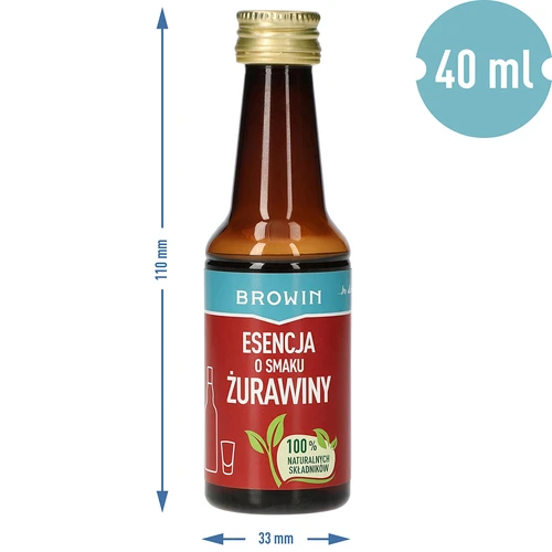 Jõhvikamaitseline essents 4 L-le – 40 ml - 8