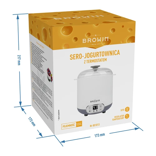 Juustu- ja jogurtimasin termostaadiga 1,5 L - 11