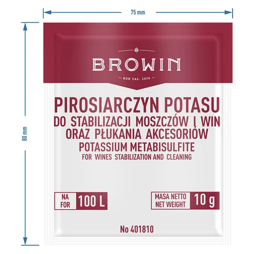 Kaalium metabisulfit 10 g - 3
