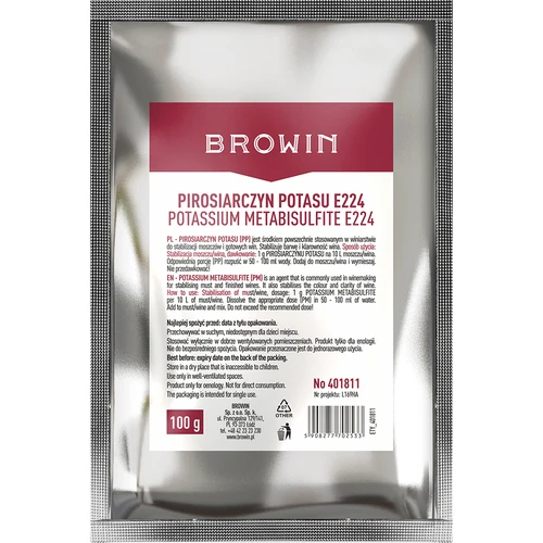 Kaalium metabisulfit, 100 g