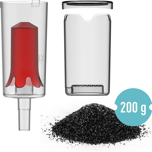Käärimislõhna absorber + vaikne käärimislukk + kookospähkli aktiivsüsi 200 g - 2