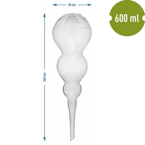 Kastmiskera, kolmekambriline, läbipaistev, värvitu, 600 ml - 5