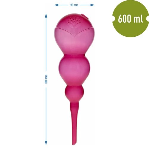 Kastmispall, kolmekordne (kolmekambriline), läbipaistev roosa, 600 ml - 5