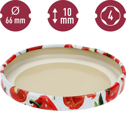 Keeratav kaas fi 66/4, paprikamustriga – 10 tk. - 4