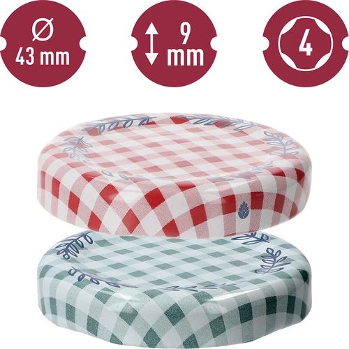 Keeratav purgikaas fi 43, ruuduline - 10 tk. - 4