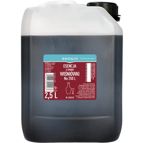 Kirsimaitseline essents, 2,5 L 250 L valmistrunki jaoks