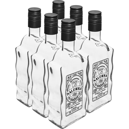 Klasztorna pudel 500 ml keeratava korgiga, trükiga „Nalewka“, 1 tk. - 4