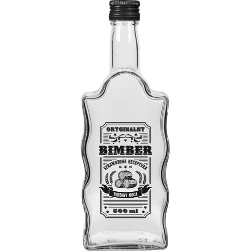 Pudel Klasztorna 500 ml keeratava korgiga, trükiga „Bimber”, 1 tk. - 3