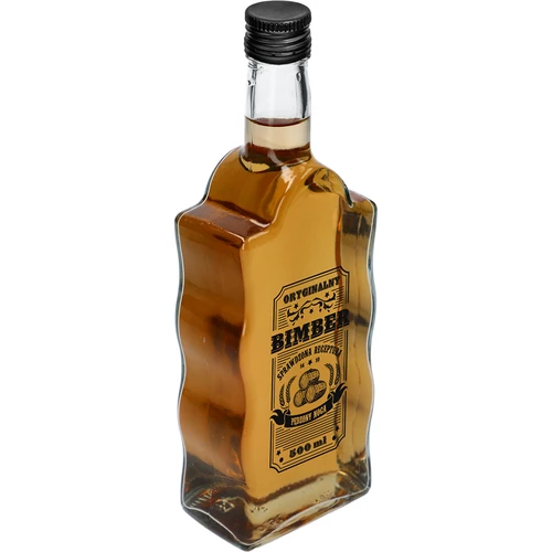 Pudel Klasztorna 500 ml keeratava korgiga, trükiga „Bimber”, 1 tk. - 2
