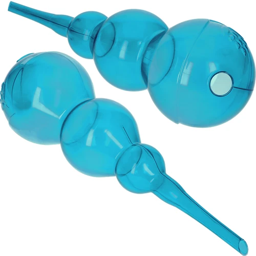Kolmekordne (kolmekambriline) kastmiskera, läbipaistev sinine, 600 ml - 2
