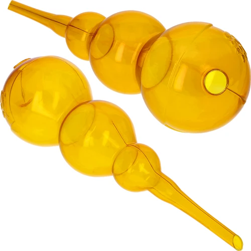 Kolmene (kolmekambriline) kastmispall, läbipaistev kollane, 600 ml - 2