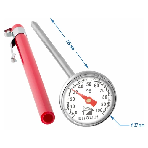 Köögitermomeeter (0°C kuni +100°C) 12,5 cm - 7