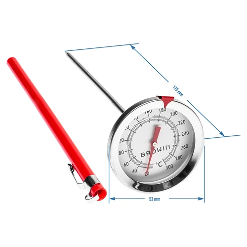 Köögitermomeeter (0°C kuni +300°C) 17,5 cm - 2