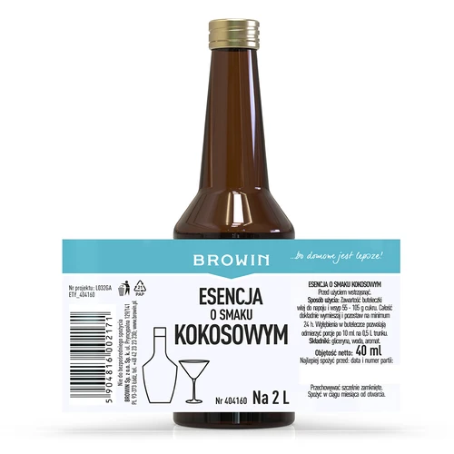 Kookosemaitsega essents 2 L jaoks - 40 ml - 5