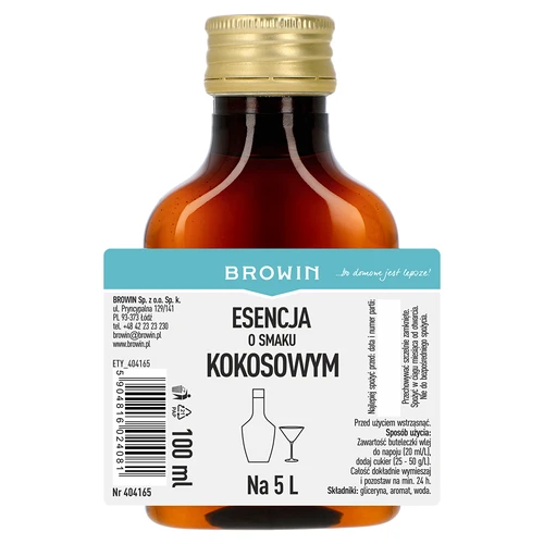 Kookosemaitsega essents, 5 L jaoks – 100 ml - 4