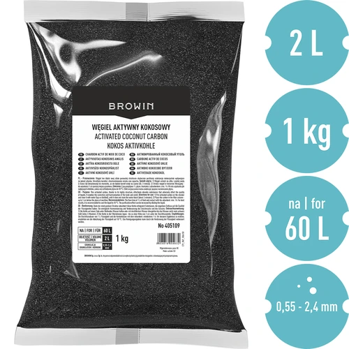 Kookospõhine aktiivsüsi 1 kg - 3