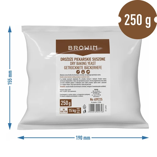 Kuiv pagaripärm, 250 g - 4