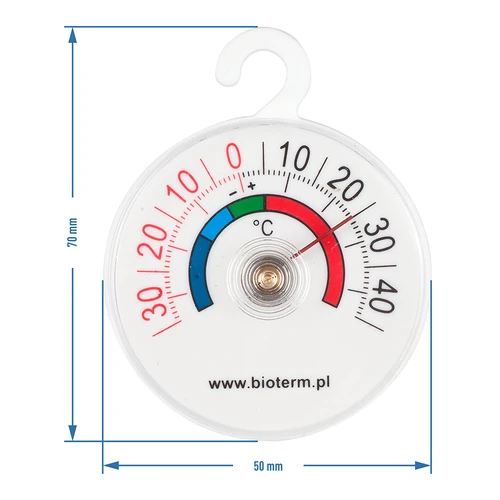 Külmiku- ja sügavkülmikutermomeeter (-35 °C kuni +45 °C) Ø 5 cm - 2