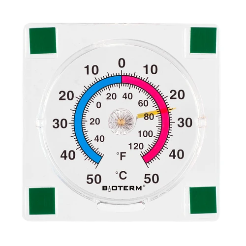 Läbipaistev universaalne iseliimuv termomeeter (-50 °C kuni +50 °C)