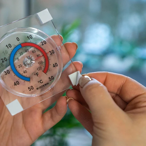 Läbipaistev universaalne iseliimuv termomeeter (-50 °C kuni +50 °C) - 6
