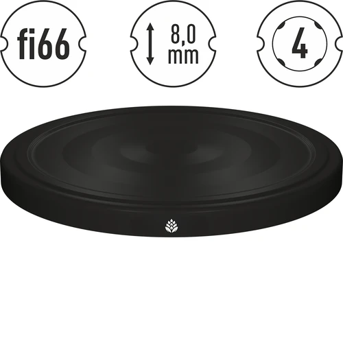 Lastele mõeldud purk twist-off 212 ml trükiga ja kaanega fi 66/4, 6 tk - 5