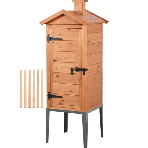 Lehisest suitsukamber, 200 L, roostevabast terasest alusega
