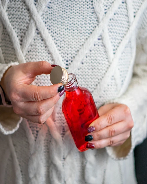 Likööripudel taskupudel 100 ml + keerkork 8 tk. - 3