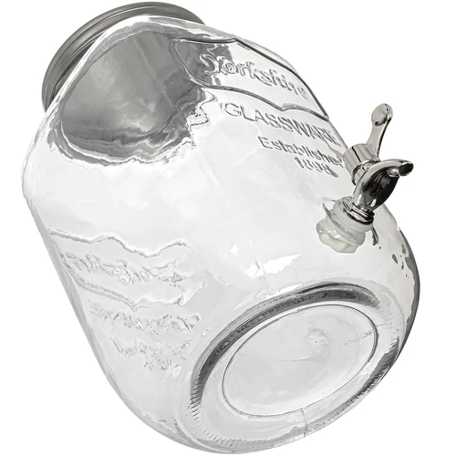 Limonaadipurk, kraaniga - klaasist, 4 l - 3