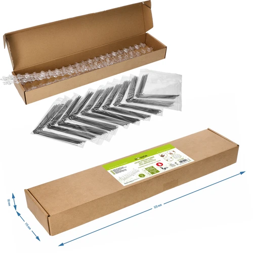 Linnupiigid, plastikust liistul, 10 tk. - 10