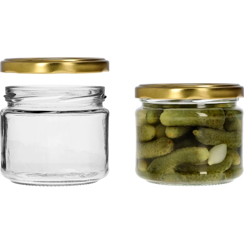 Madal 330 ml purk - kuldse kaanega, fi 82/6, 6 tk - 5