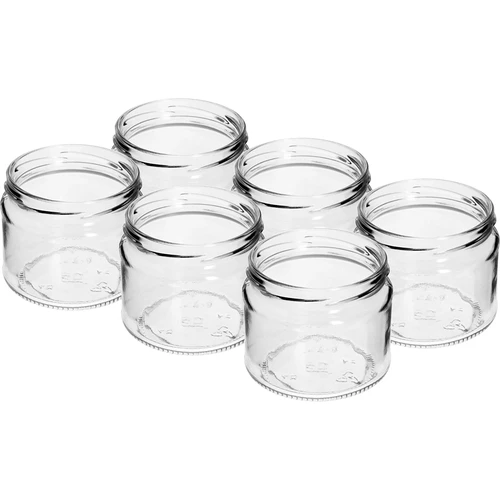 Madal purk 330 ml - värvilise kaanega fi 82/6, 6 tk. - 3