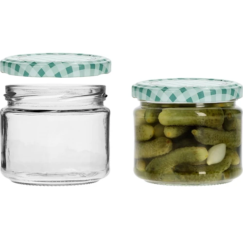 Madal purk 330 ml - värvilise kaanega fi 82/6, 6 tk. - 4