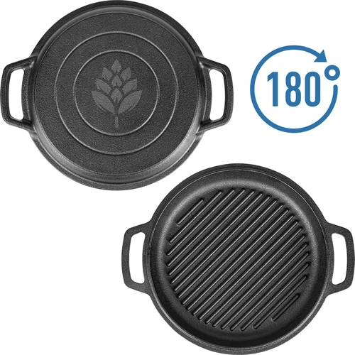 Malmpott koos panniga, 5 L + 1 L - 8