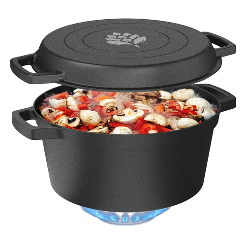 Malmpott koos panniga, 5 L + 1 L - 7