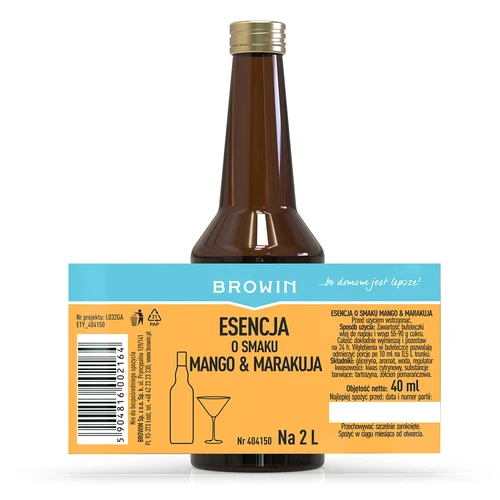 Mango ja passionivilja maitsega essents 2 L jaoks - 40 ml - 5