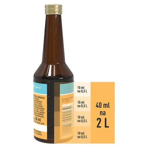 Mango ja passionivilja maitsega essents 2 L jaoks - 40 ml - 4