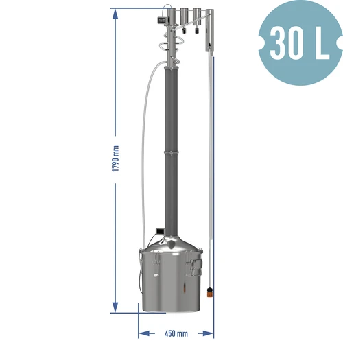 Modulaarne destillaator Convex, elektriline, 30 L - Perun - 19