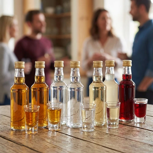 Klassikaline 200 ml pudel, kuldne keeratav kork fi 28, 1 tk - 6