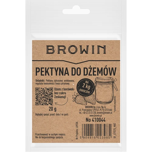 Moosipektiin – tsitruseline, amidiseeritud, geelistamiseks, 20 g