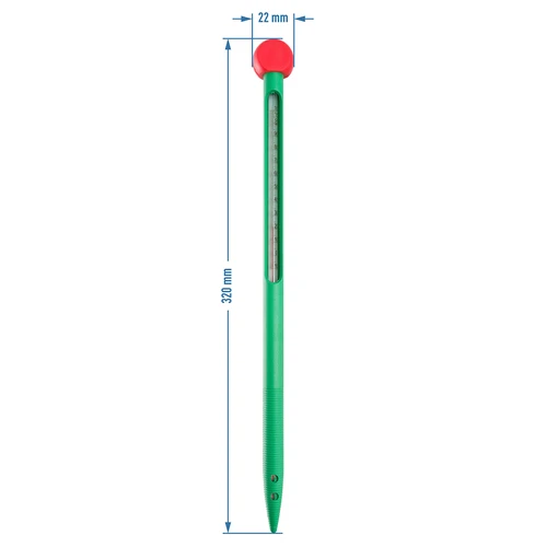 Mullatermomeeter (0 °C kuni +100 °C) 32 cm - 3
