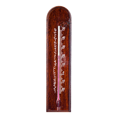 Mustriga toatermomeeter (-20°C kuni +50°C) 18 cm assortii